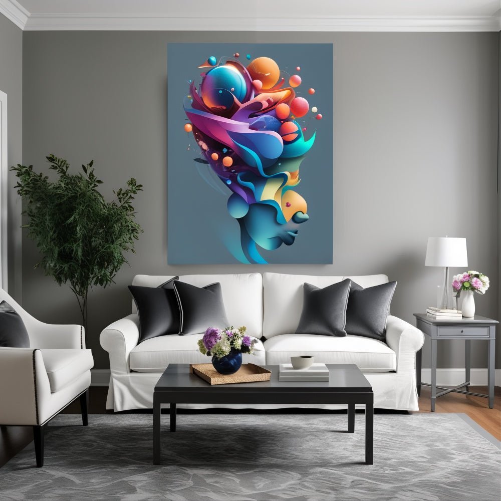 Affiche “Explosion Mentale” - Tableau Motivation - Mentset