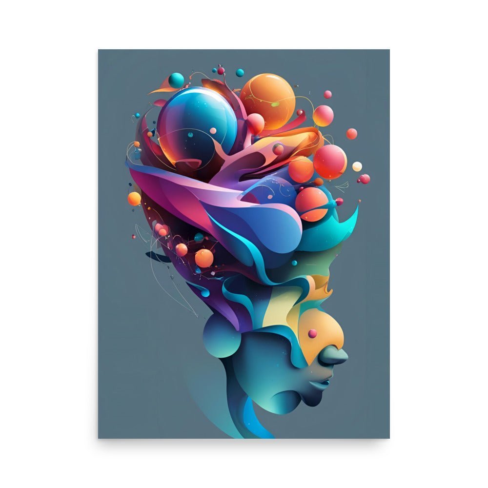Affiche “Explosion Mentale” - Tableau Motivation - Mentset