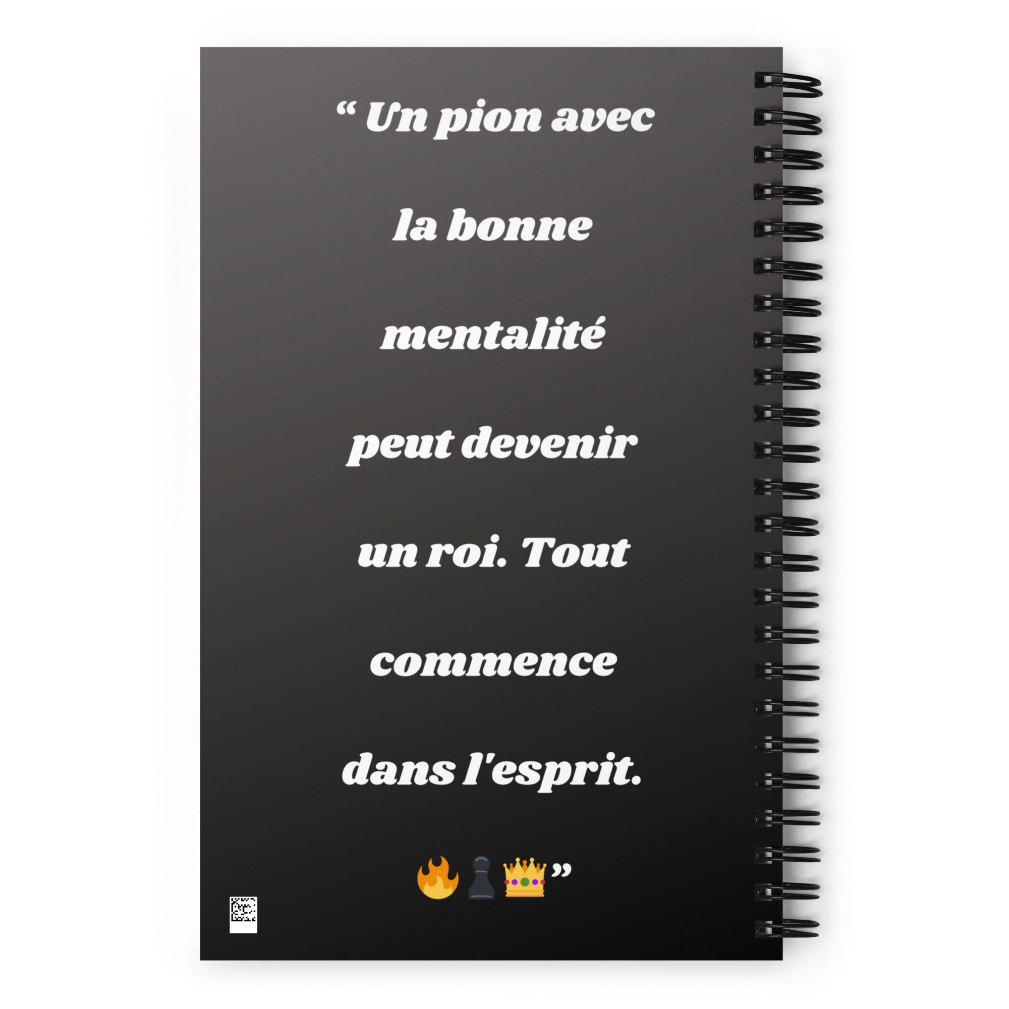 Carnet « Mindset is Everything » – Transformez vos pensées en actions - Tableau Motivation - Mentset