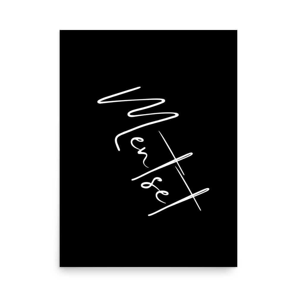 Fiche Produit - Affiche "MENTSET" - Tableau Motivation - Mentset