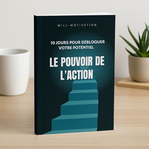 le pouvoir de l'action – 10 jours pour débloquer votre potentiel 🚀 - Tableau Motivation - Mentset