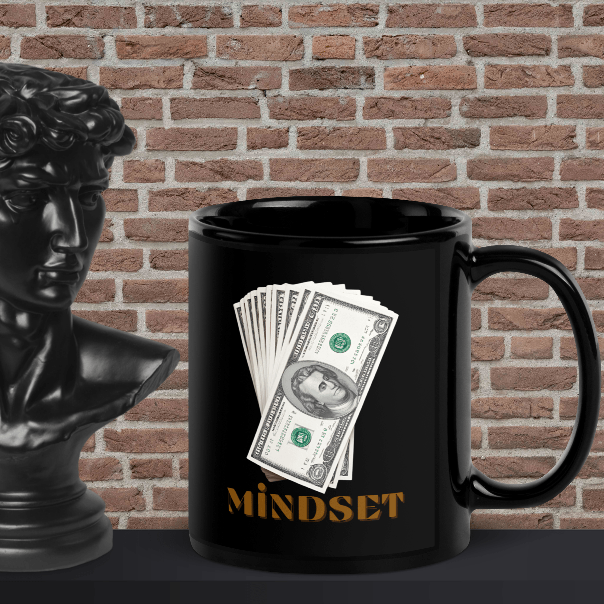 Mug MINDSET DOLLAR – Réveille ton Ambition - Tableau Motivation - Mentset