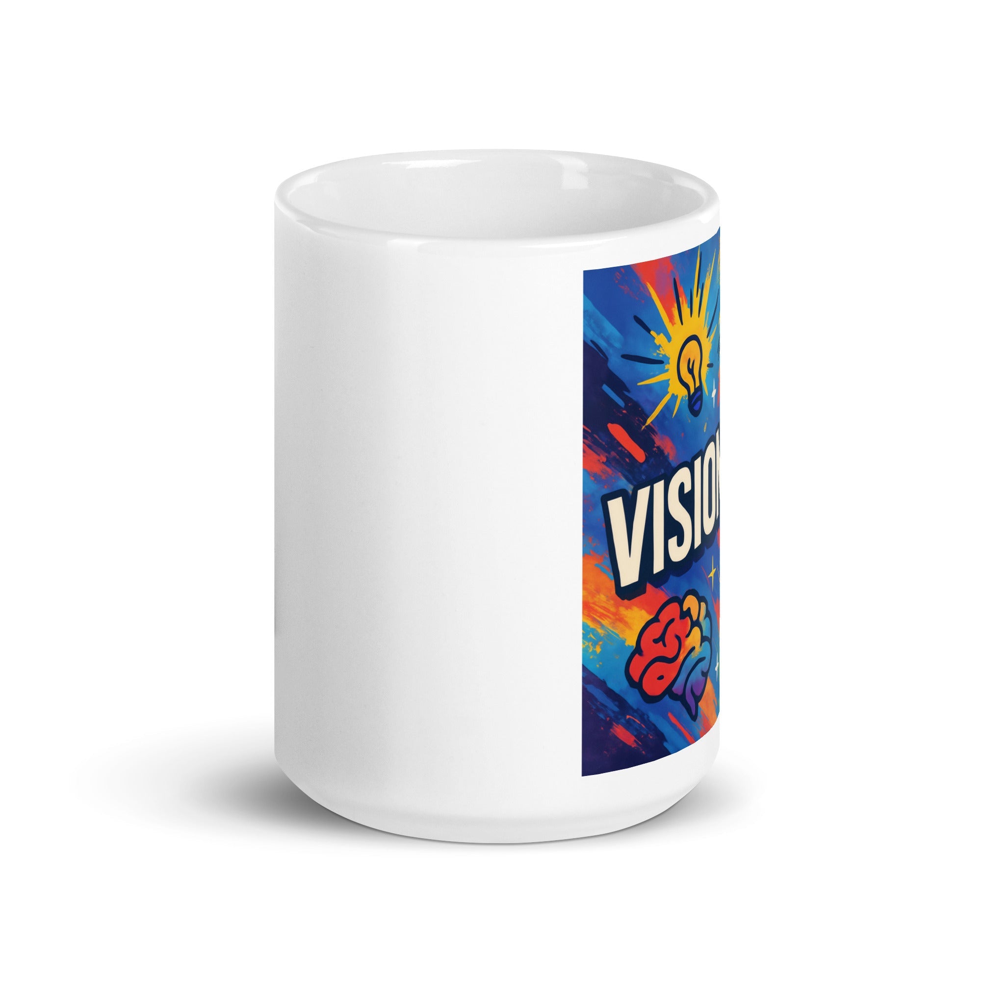 Mug “VISIONNAIRE” – L’art de voir plus loin - Tableau Motivation - Mentset