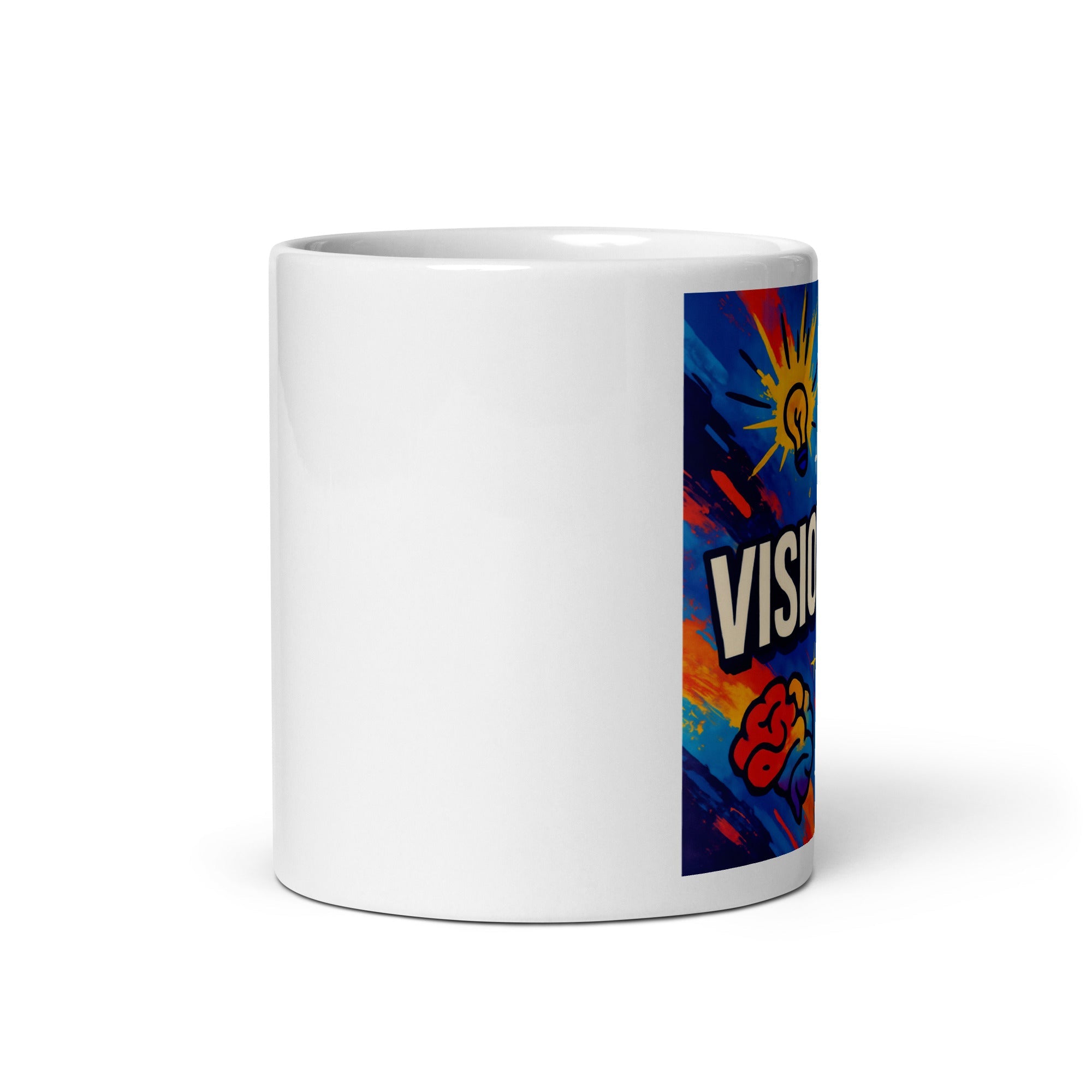 Mug “VISIONNAIRE” – L’art de voir plus loin - Tableau Motivation - Mentset