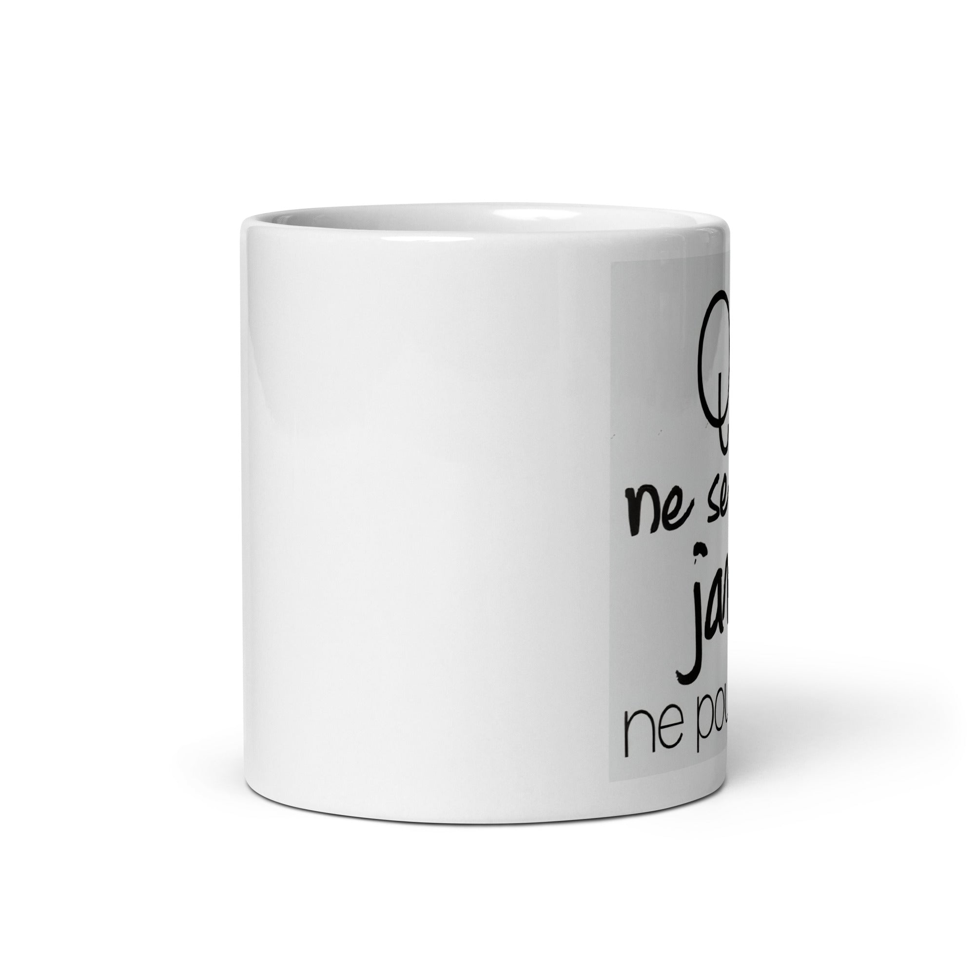 Tasse Inspirante "Ne Jamais Se Planter" - Tableau Motivation - Mentset