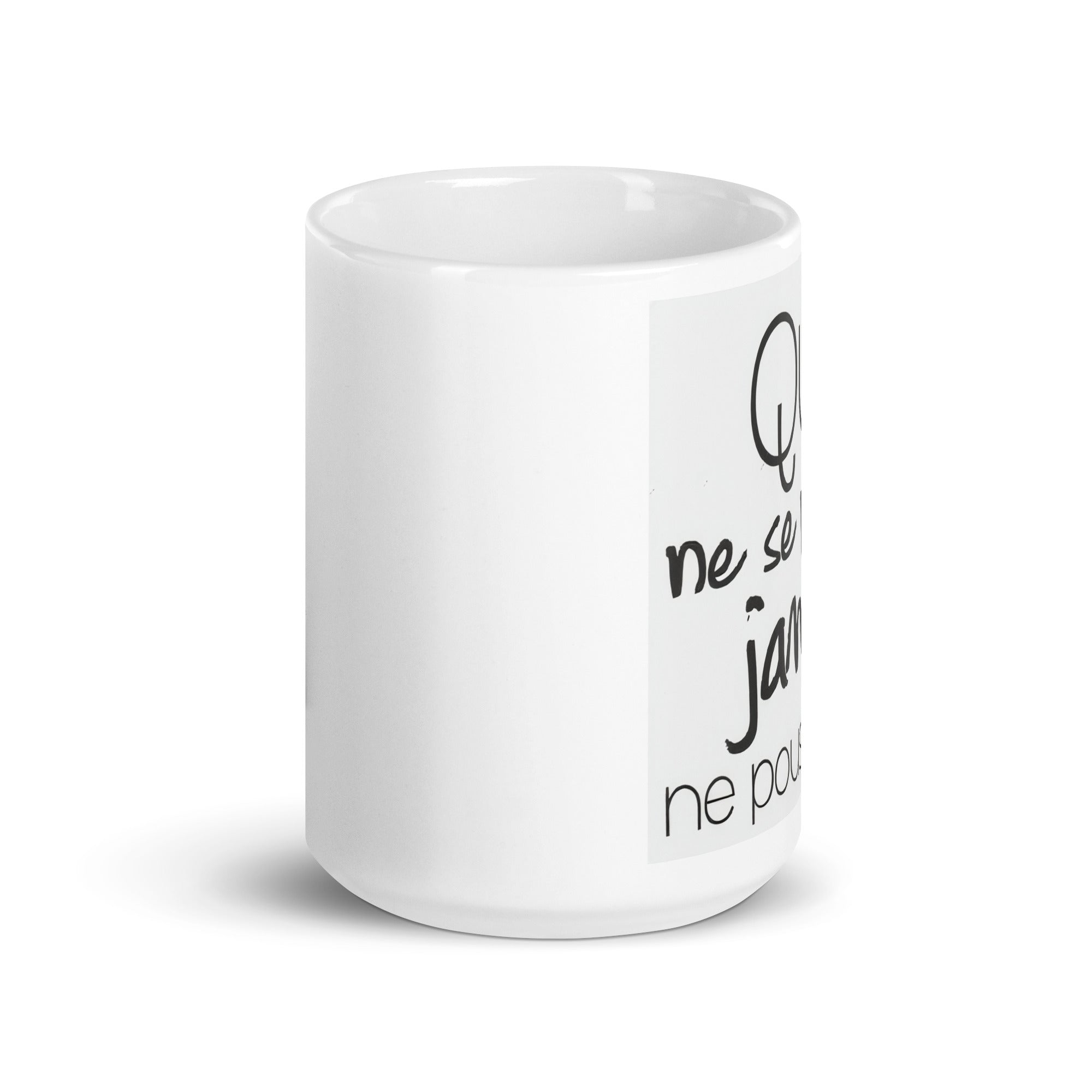 Tasse Inspirante "Ne Jamais Se Planter" - Tableau Motivation - Mentset