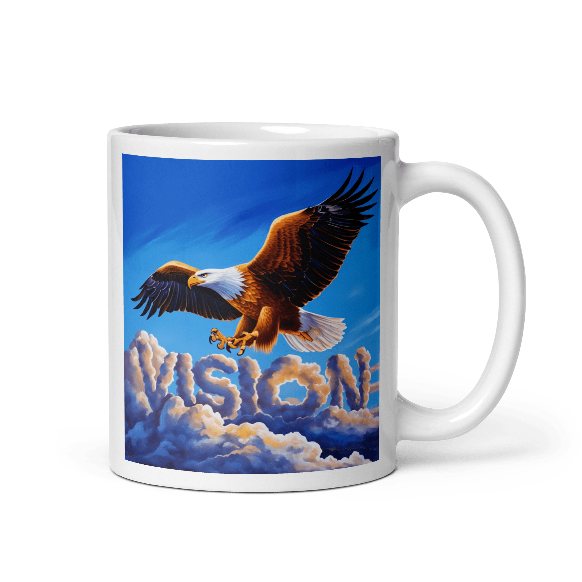 Tasse VISION | Aigle Puissant - Tableau Motivation - Mentset