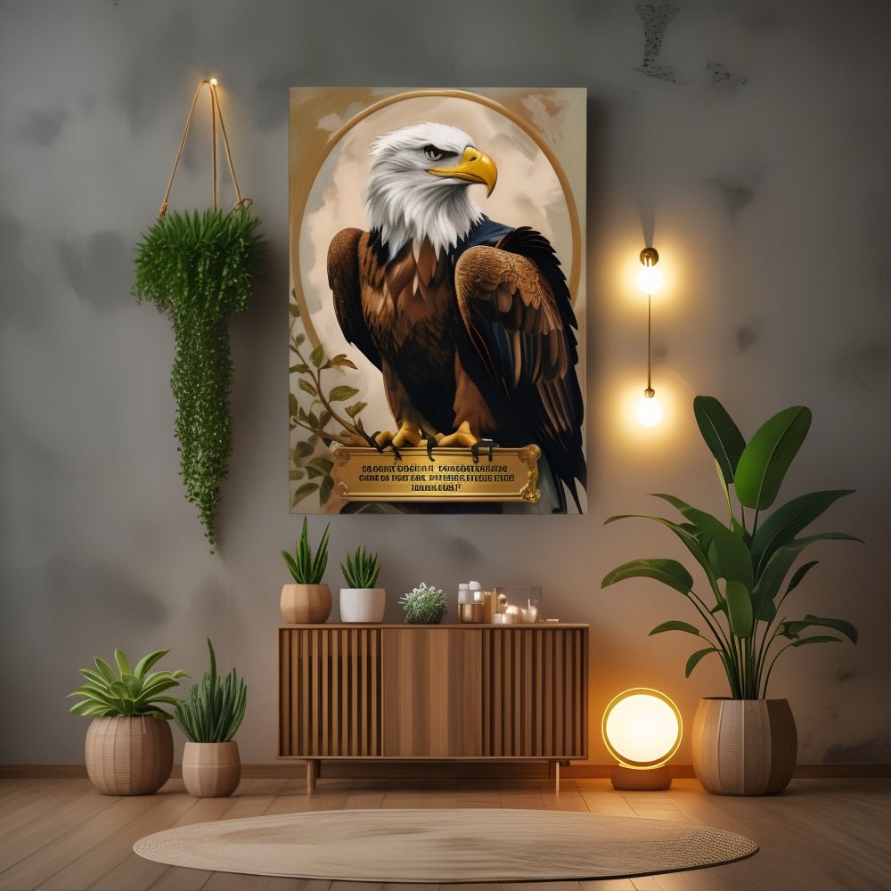 toile aigle – vision - Tableau Motivation - Mentset