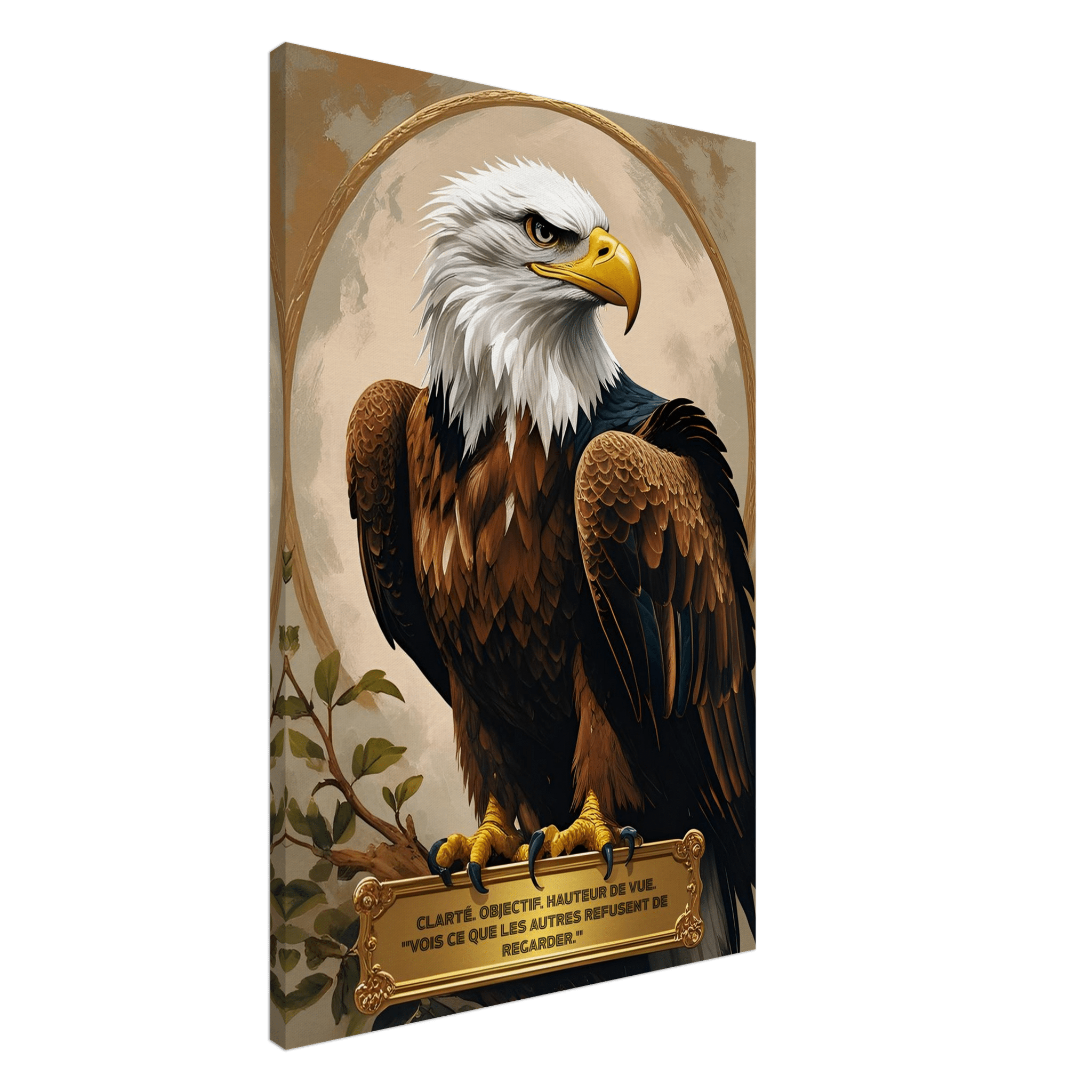 toile aigle – vision - Tableau Motivation - Mentset