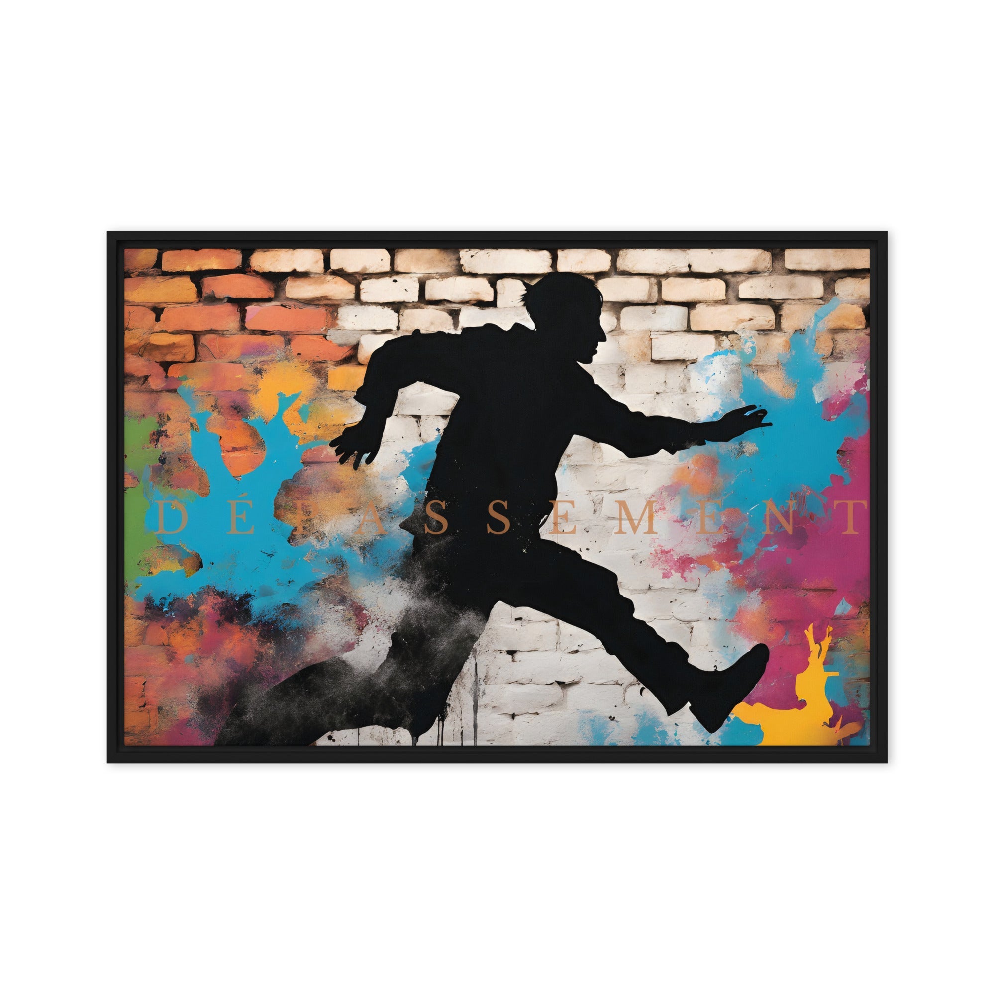 Toile Encadrée "Détermination" – L’Art de la Persévérance - Tableau Motivation - Mentset