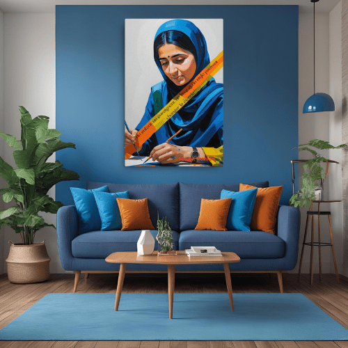 Toile "Malala – Le pouvoir d’un stylo" - Tableau Motivation - Mentset