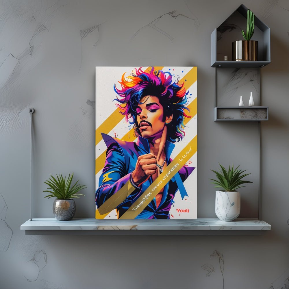 Toile "Prince – Briller chaque jour" - Tableau Motivation - Mentset
