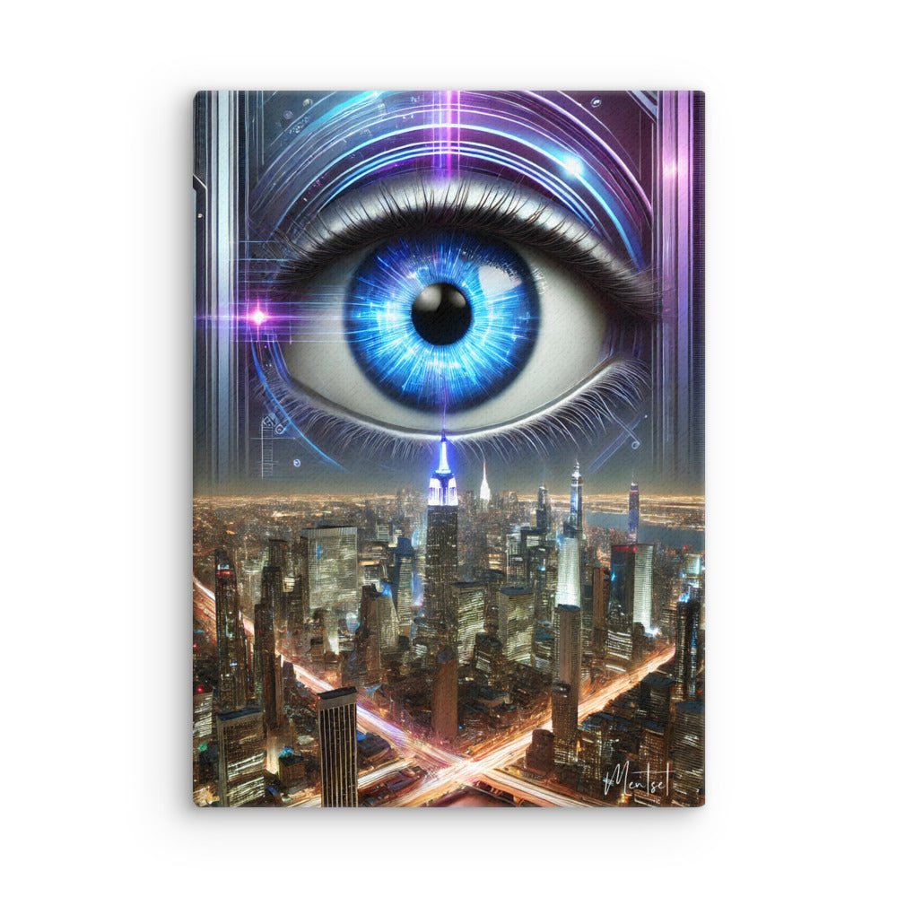 Toile "Vision Futuriste" - Tableau Motivation - Mentset