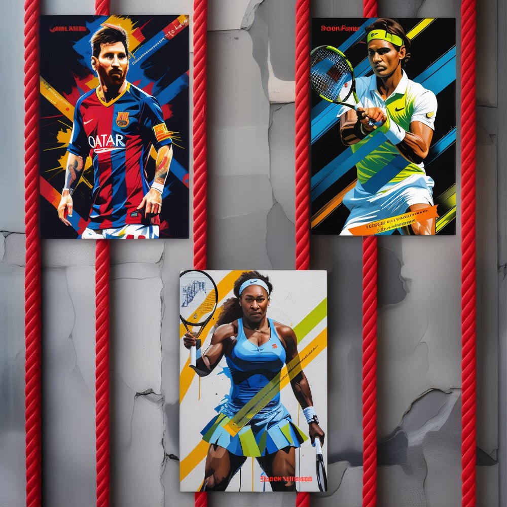 Toiles des Légendes du Sport - Mentset