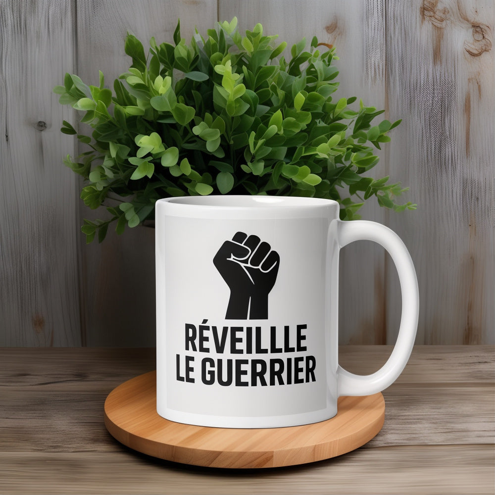 Mug "RÉVEILLE LE GUERRIER"