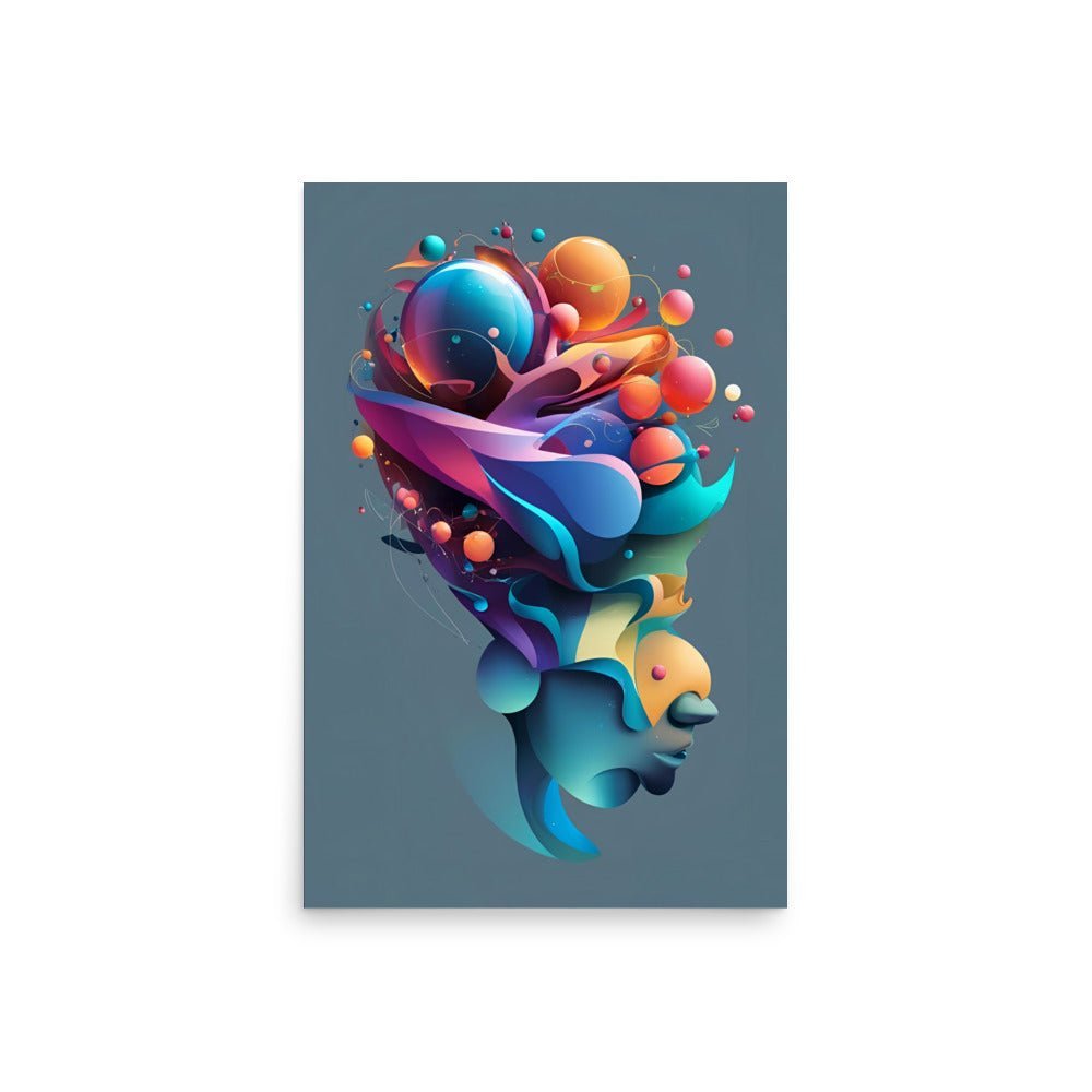 Affiche “Explosion Mentale” - Tableau Motivation - Mentset