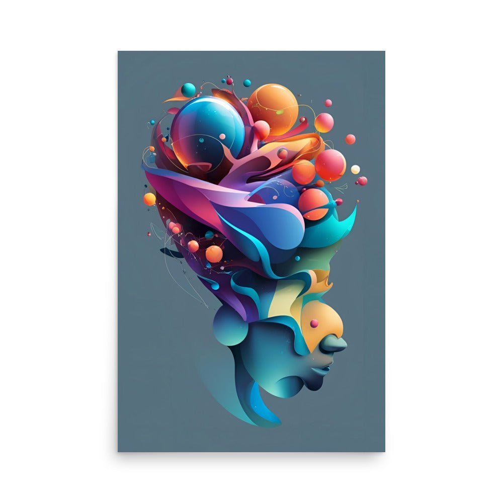 Affiche “Explosion Mentale” - Tableau Motivation - Mentset