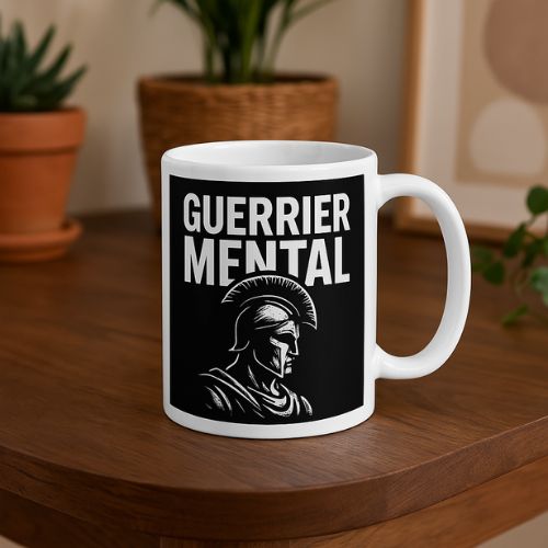 Mug "GUERRIER MENTAL" - Tableau Motivation - Mentset