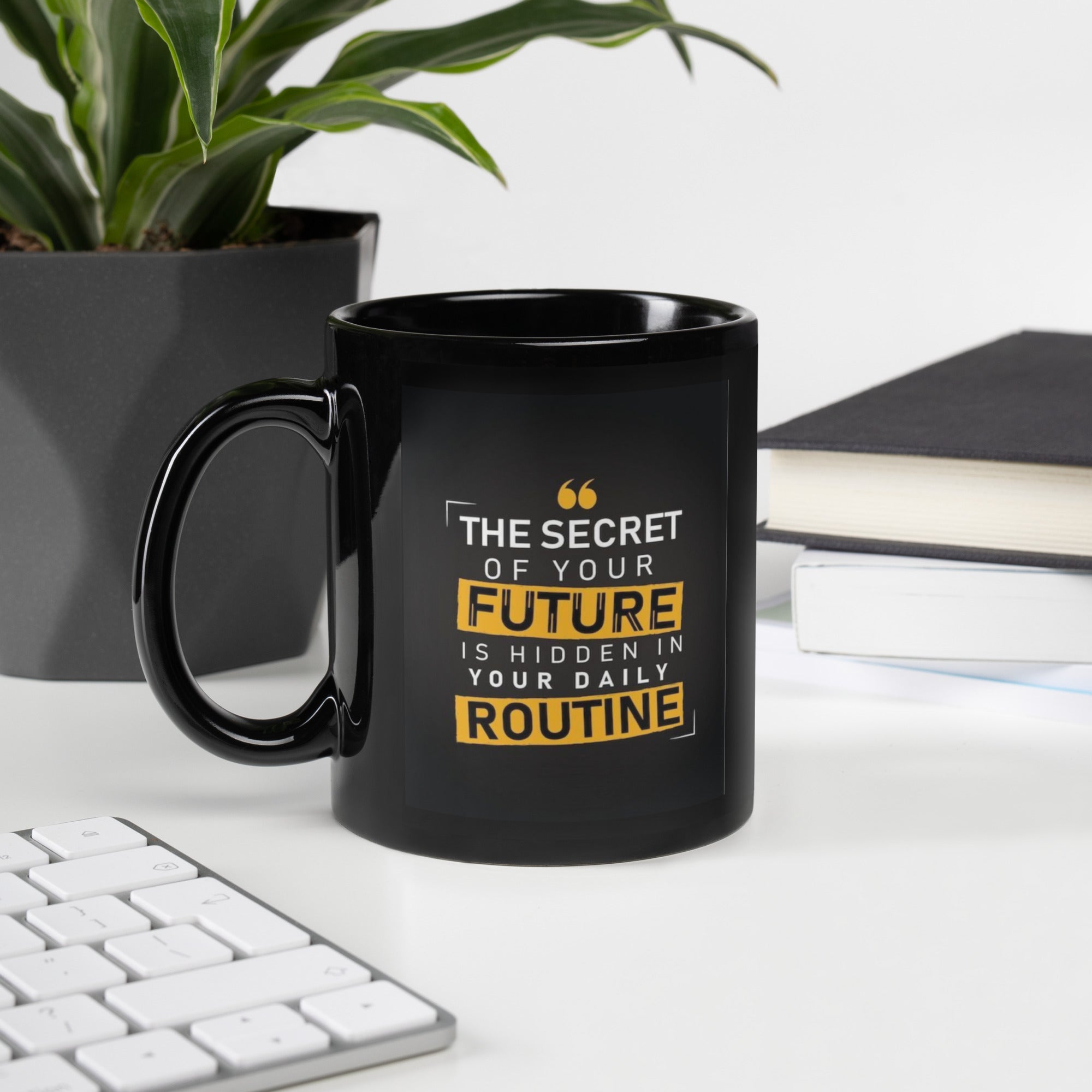Mug "Le Secret de Votre Avenir" – Discipline et succès à chaque gorgée - Tableau Motivation - Mentset