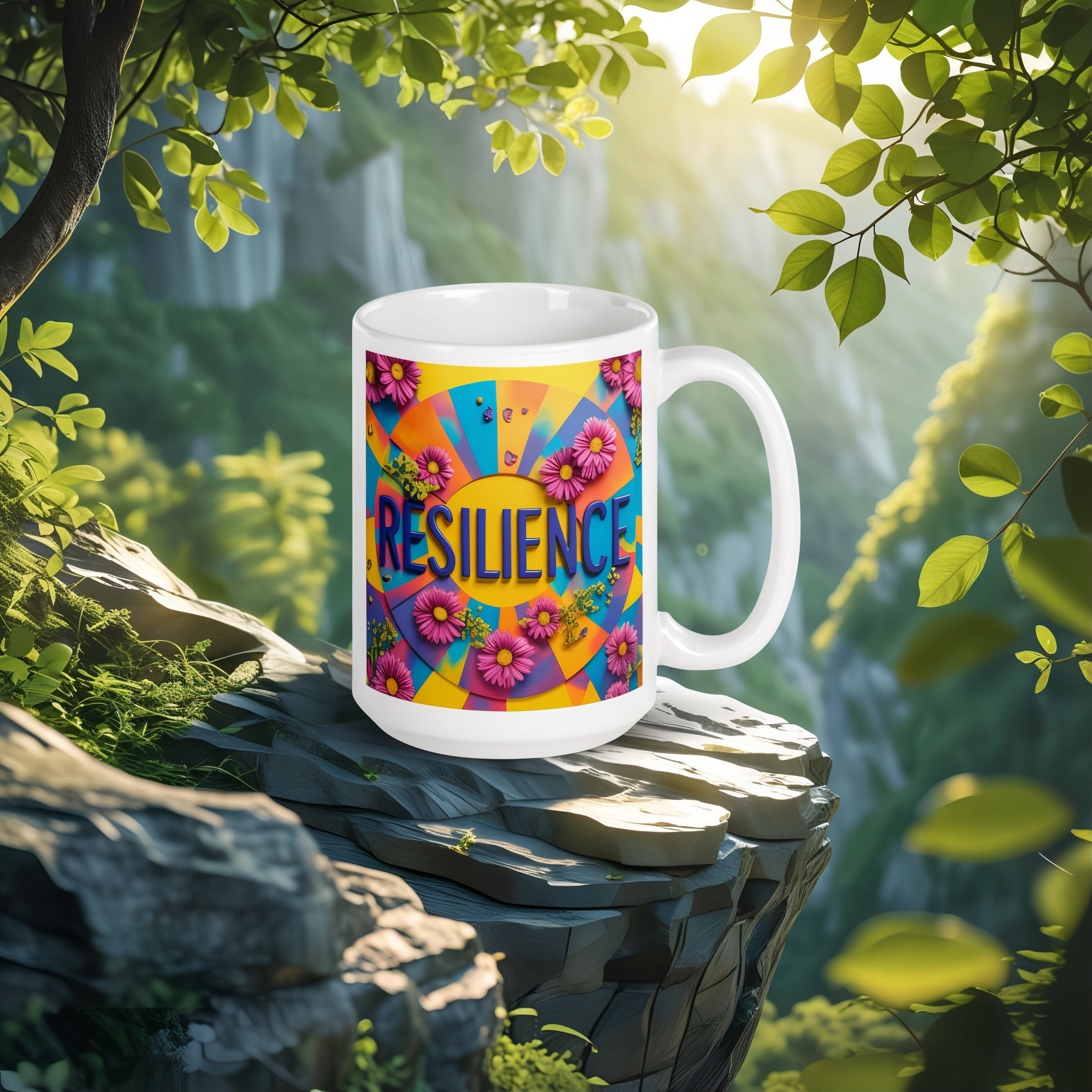 Mug "RÉSILIENCE" – Force au Quotidien - Tableau Motivation - Mentset