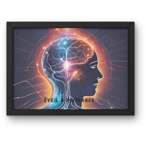 Tableau Éveil de l'Esprit – Puissance et Lumière Intérieure - Tableau Motivation - Mentset