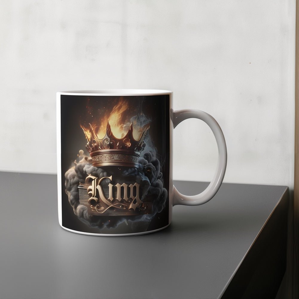 Tasse “KING” – Domine ta journée avec grandeur - Tableau Motivation - Mentset
