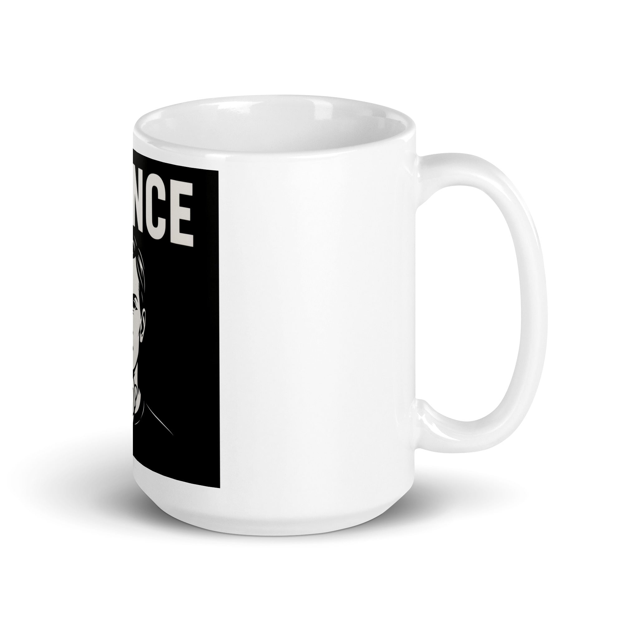 Tasse "SILENCE" – Puissance intérieure, élégance extérieure - Tableau Motivation - Mentset