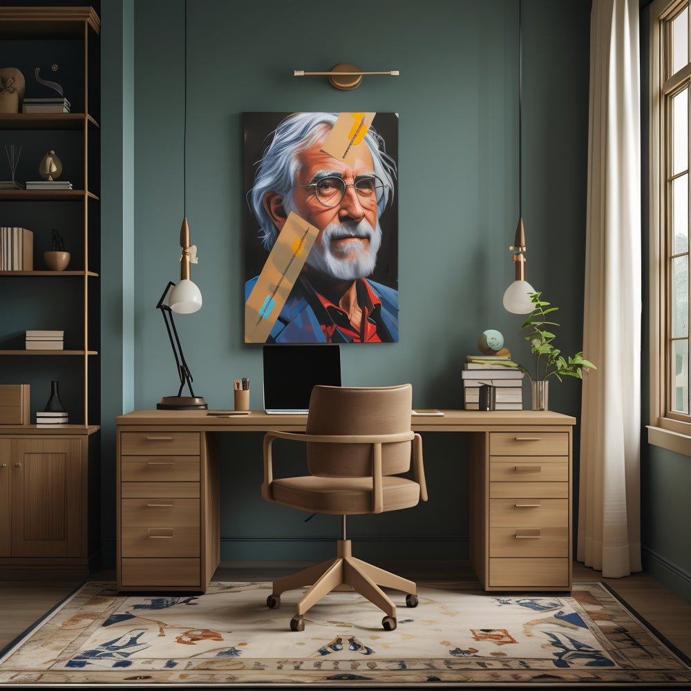 Toile "Carl Sagan – Poussière d’étoiles" - Tableau Motivation - Mentset