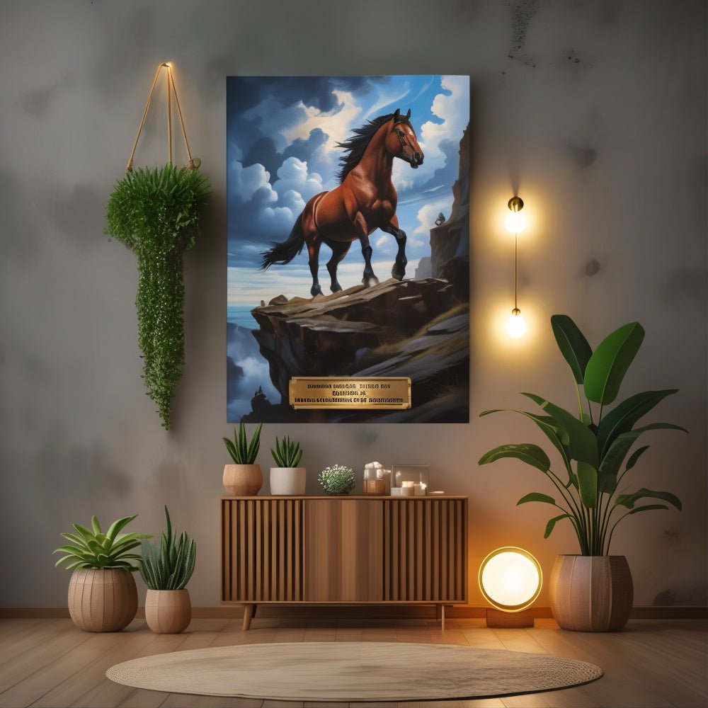 Toile cheval – liberté - Tableau Motivation - Mentset