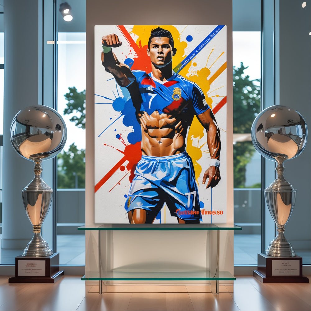 Toile "CR7 – Le prix de l’effort" - Tableau Motivation - Mentset