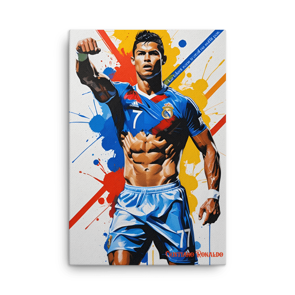 Toile "CR7 – Le prix de l’effort" - Tableau Motivation - Mentset