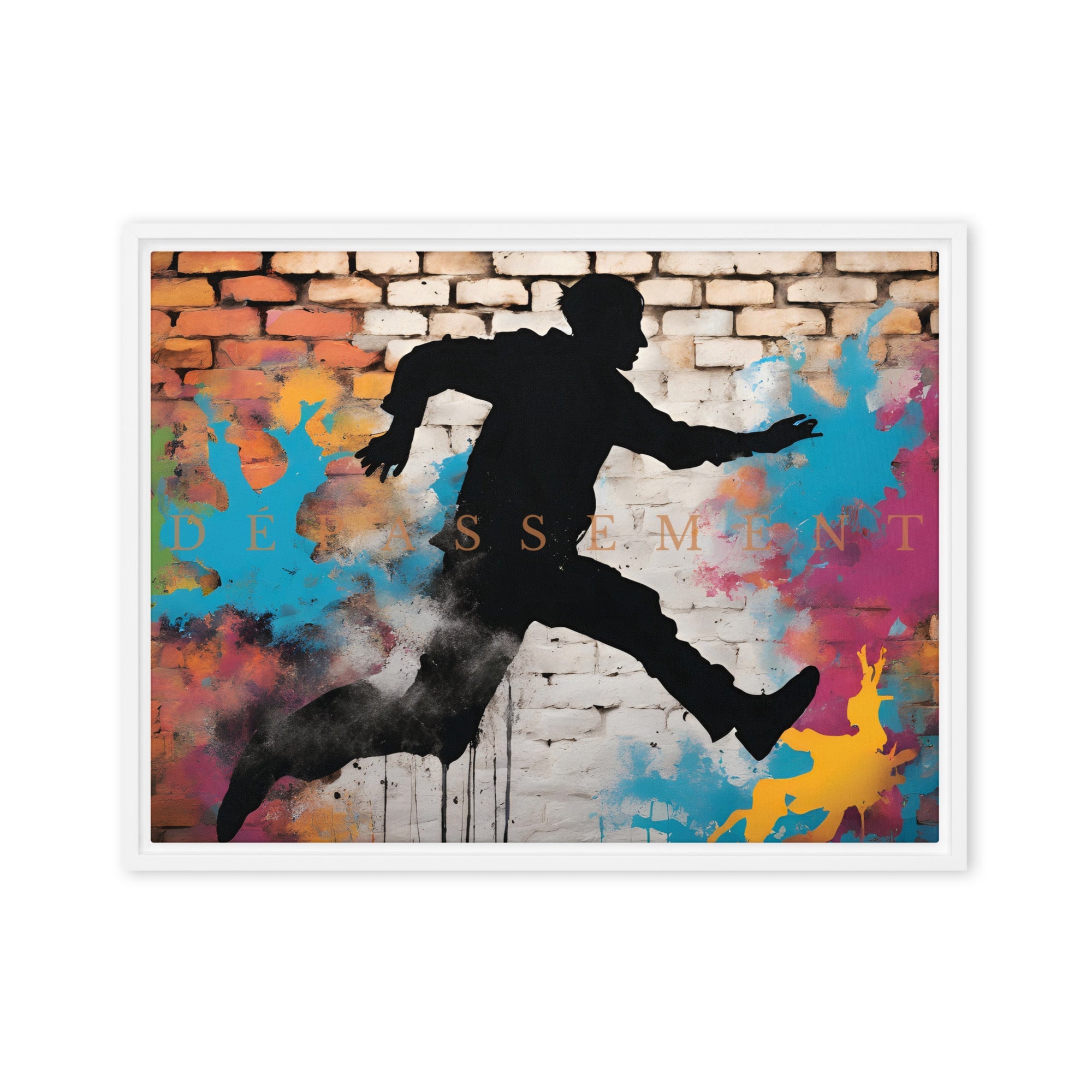 Toile Encadrée "Détermination" – L’Art de la Persévérance - Tableau Motivation - Mentset