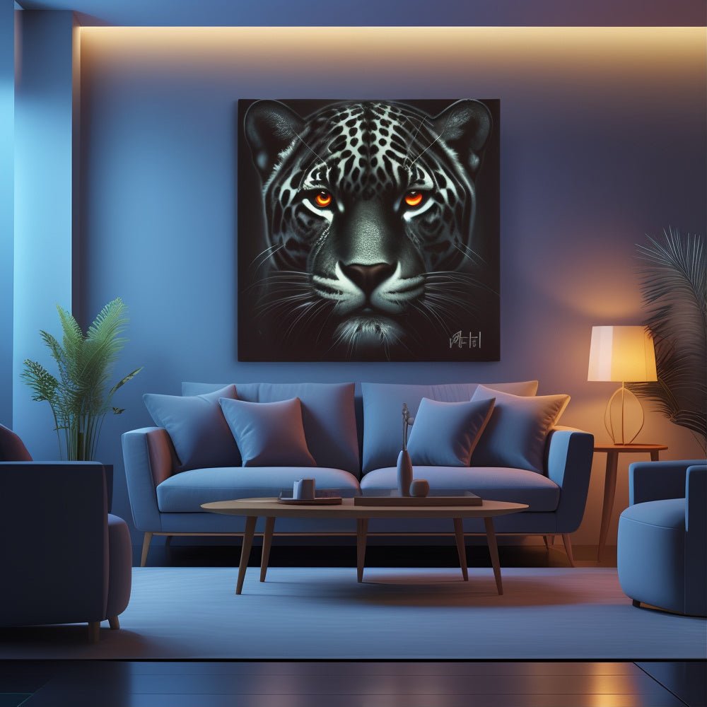 Toile "Jaguar - L'Instinct Stratégique" - Tableau Motivation - Mentset