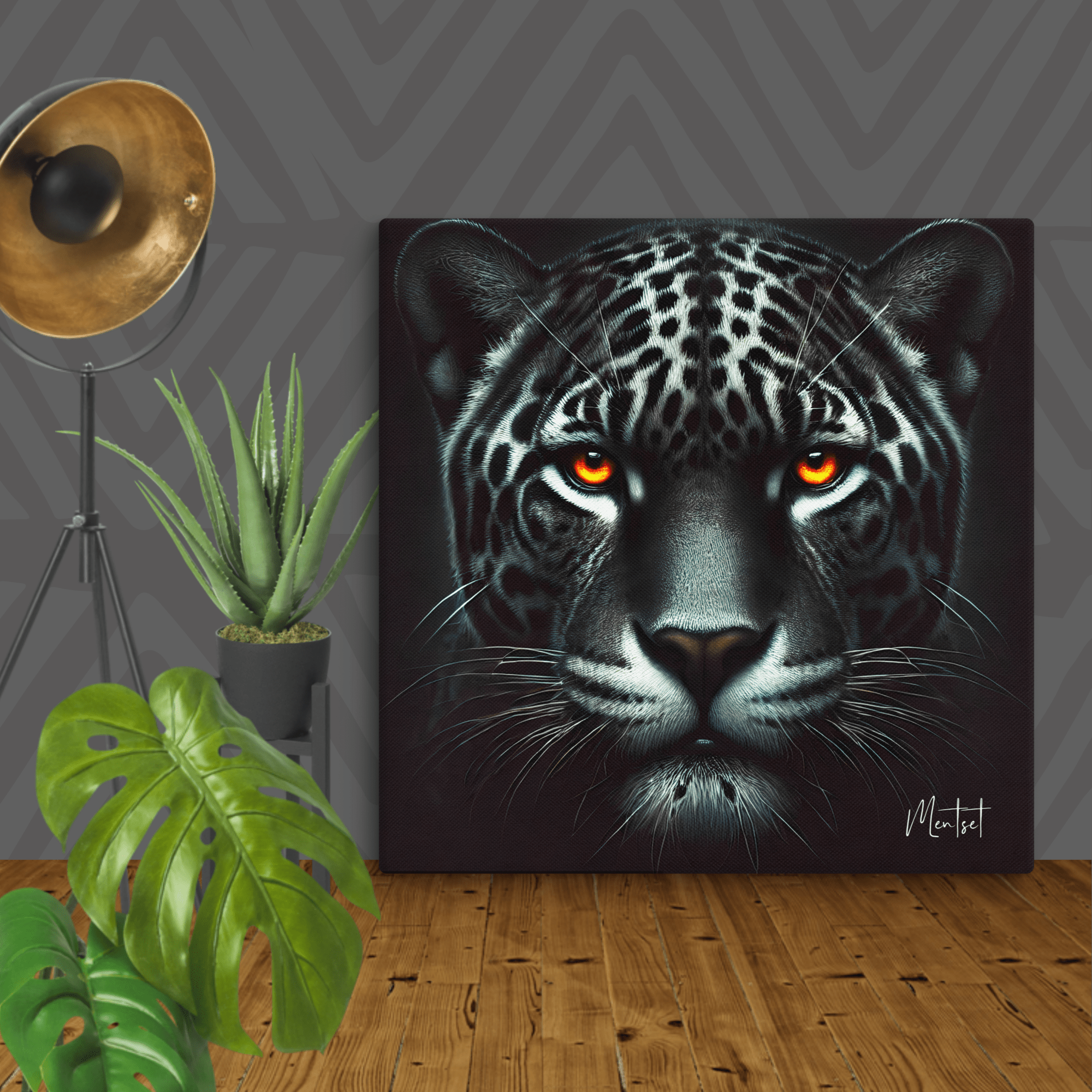 Toile "Jaguar - L'Instinct Stratégique" - Tableau Motivation - Mentset