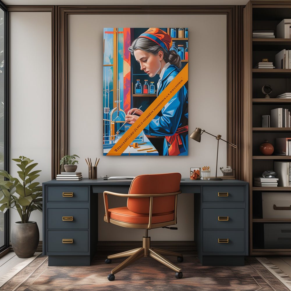 Toile "Marie Curie – Comprendre le monde" - Tableau Motivation - Mentset