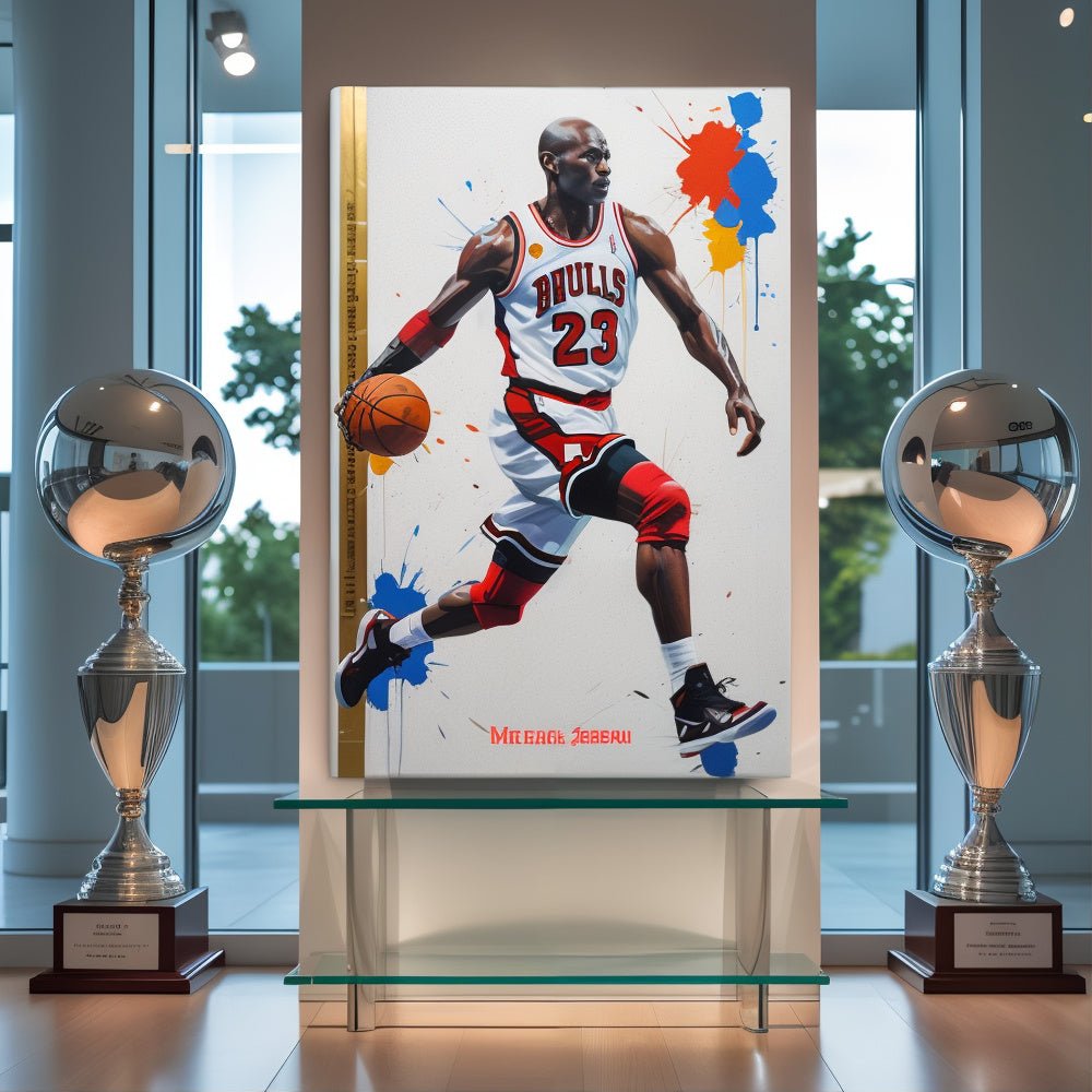 Toile "Michael Jordan – La force de l’échec" - Tableau Motivation - Mentset