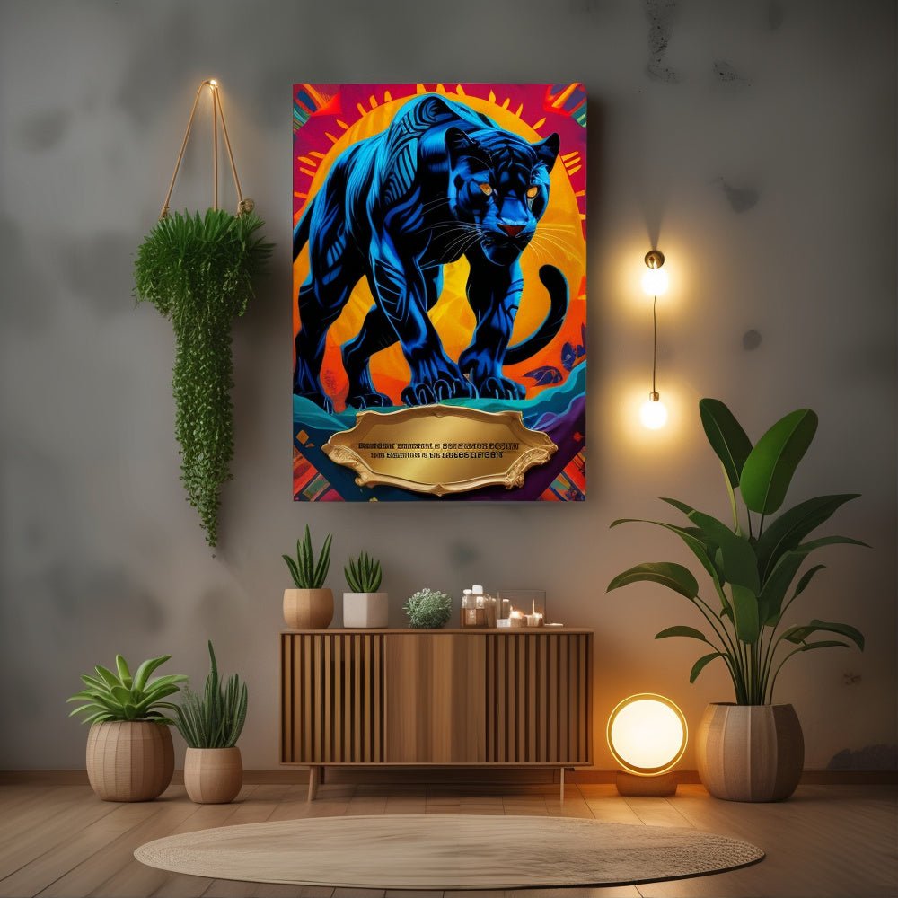 Toile panthère – maîtrise - Tableau Motivation - Mentset