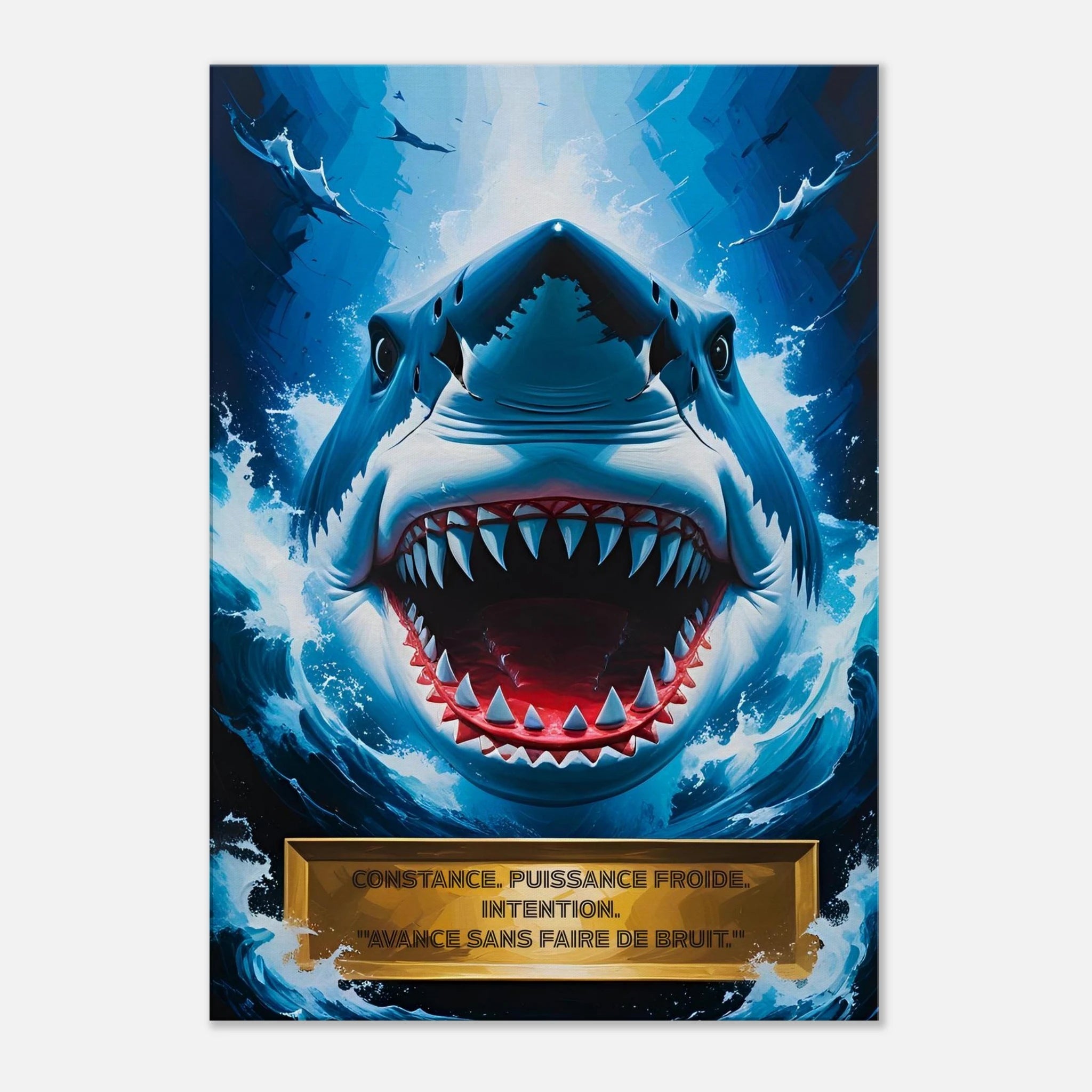 Toile requin – constance - Tableau Motivation - Mentset