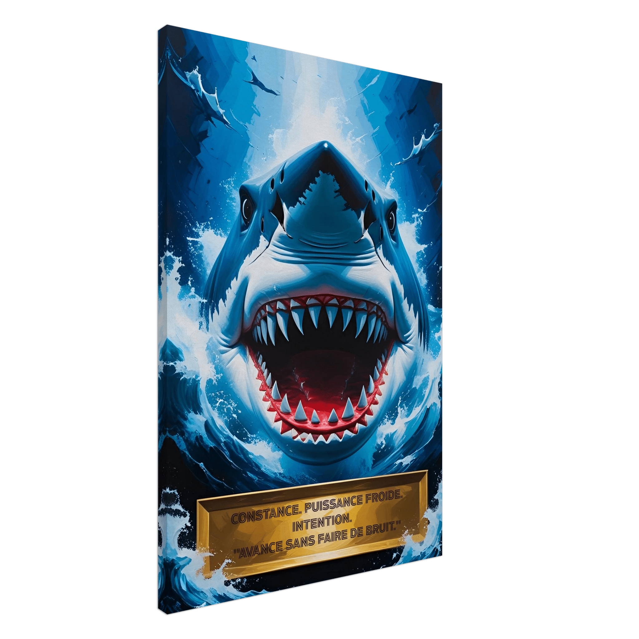 Toile requin – constance - Tableau Motivation - Mentset