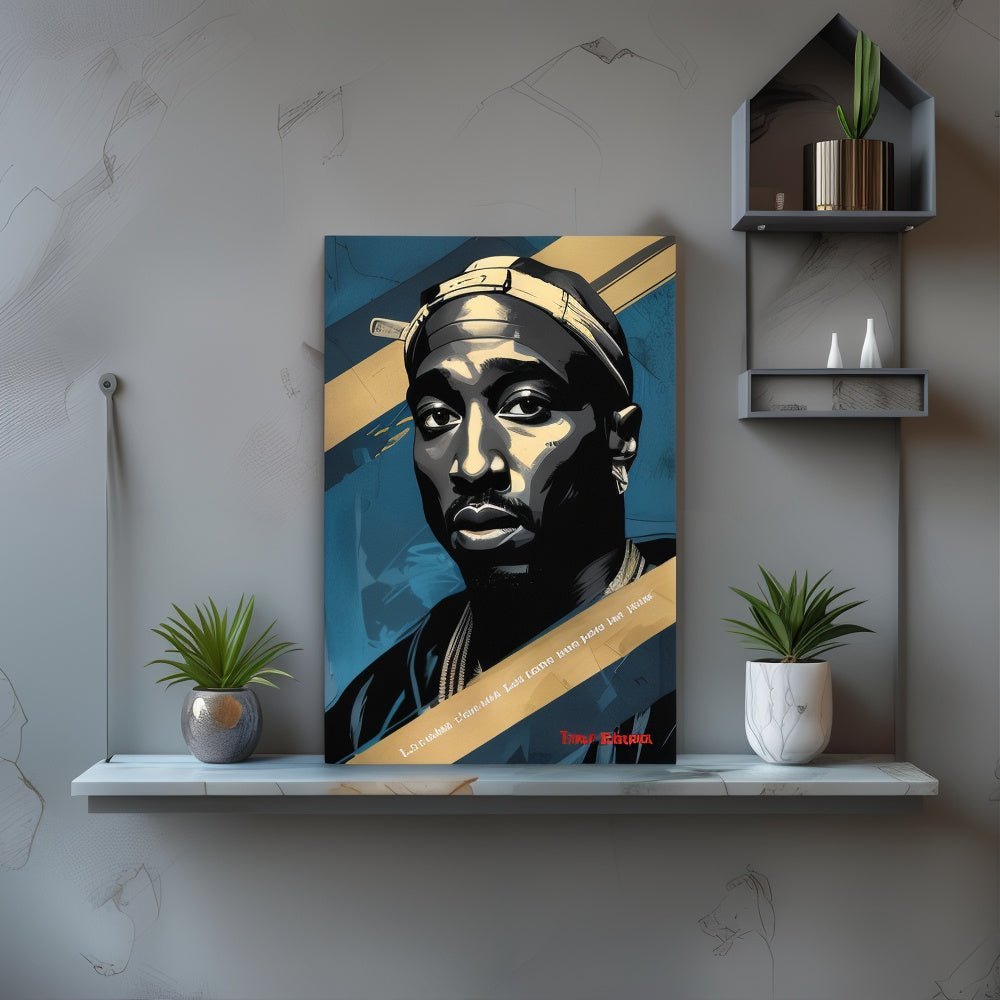 Toile "Tupac – Rêver pour survivre" - Tableau Motivation - Mentset