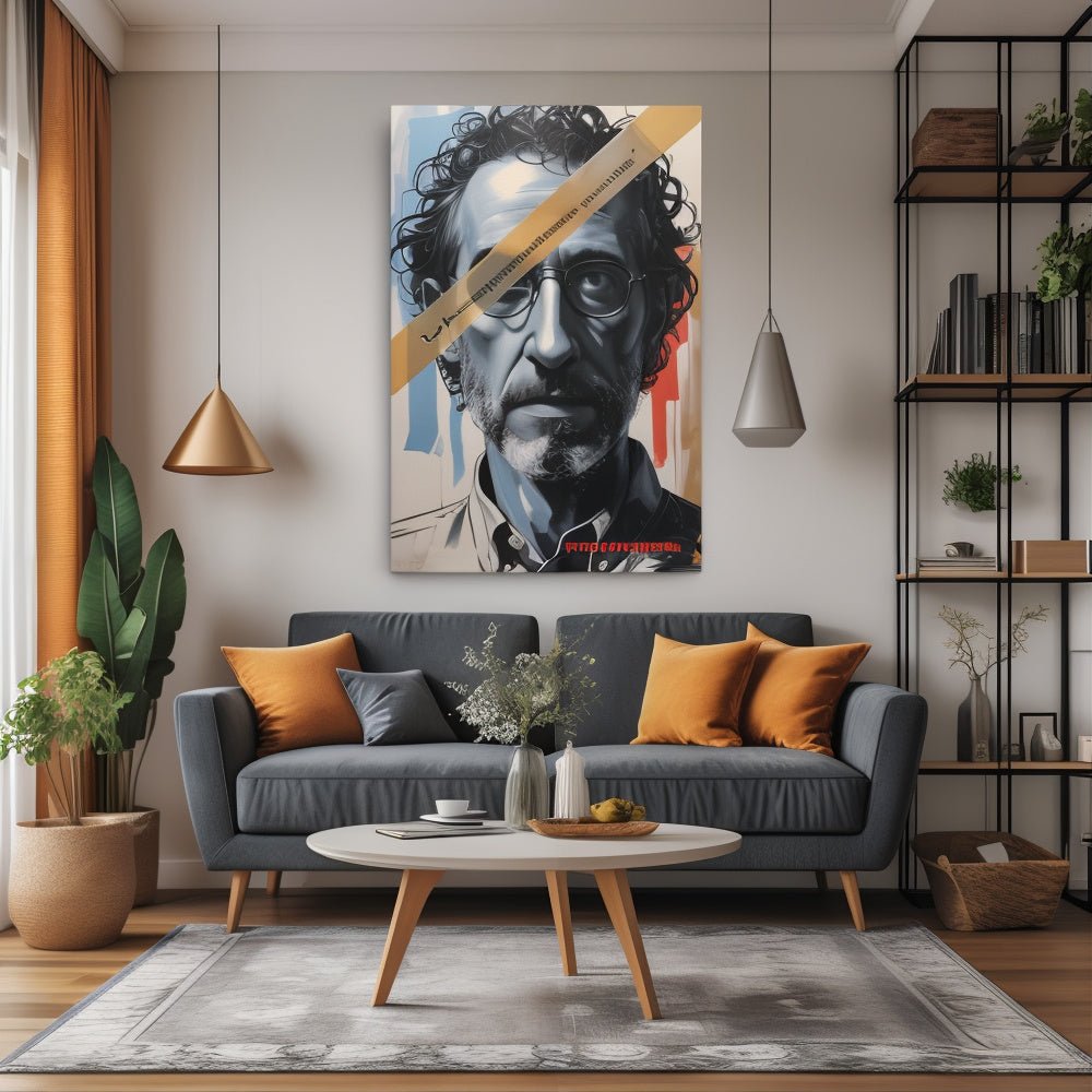 Toile "Yuval Noah Harari – Le Pouvoir des Histoires" - Tableau Motivation - Mentset